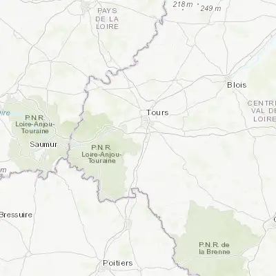 Map showing location of Monts (47.277230, 0.624730)