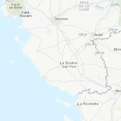 Map showing location of Mouilleron-le-Captif (46.720340, -1.459370)