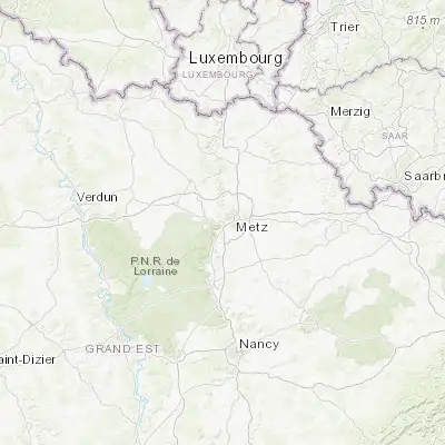 Map showing location of Moulins-lès-Metz (49.104340, 6.108320)