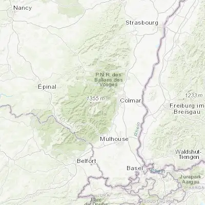 Map showing location of Munster (48.040480, 7.139330)