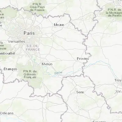 Map showing location of Nangis (48.555350, 3.013060)