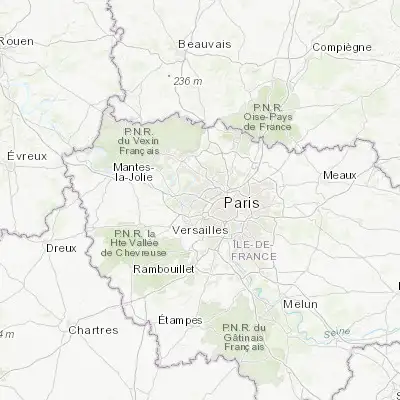 Map showing location of Nanterre (48.891980, 2.206750)