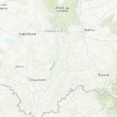 Map showing location of Neufchâteau (48.355570, 5.696020)