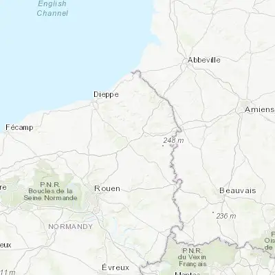 Map showing location of Neufchâtel-en-Bray (49.733150, 1.439560)
