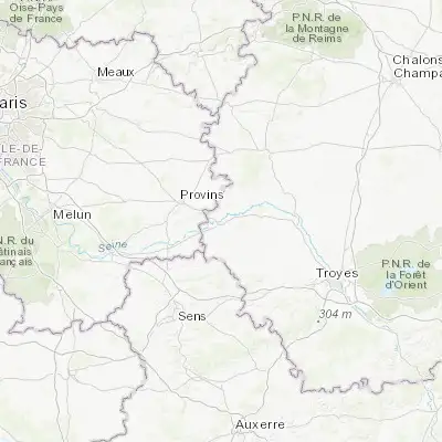Map showing location of Nogent-sur-Seine (48.493720, 3.502620)