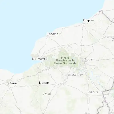 Map showing location of Notre-Dame-de-Gravenchon (49.489400, 0.571880)