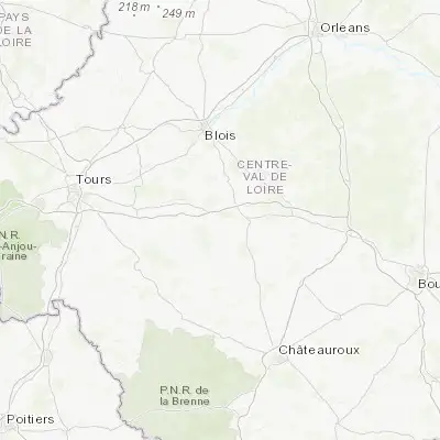 Map showing location of Noyers-sur-Cher (47.277010, 1.403200)