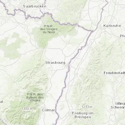 Map showing location of Oberhausbergen (48.606070, 7.688460)