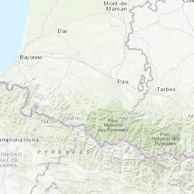 Map showing location of Oloron-Sainte-Marie (43.194410, -0.610690)