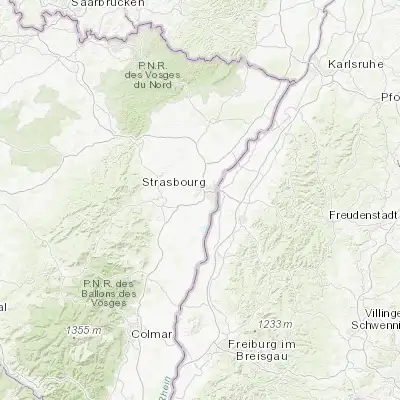 Map showing location of Ostwald (48.543690, 7.710990)