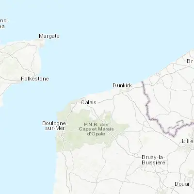 Map showing location of Oye-Plage (50.977130, 2.042760)