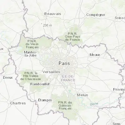 Map showing location of Pantin (48.894370, 2.409350)