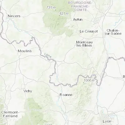 Map showing location of Paray-le-Monial (46.454570, 4.115840)
