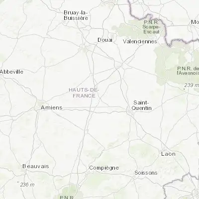 Map showing location of Péronne (49.932180, 2.936300)