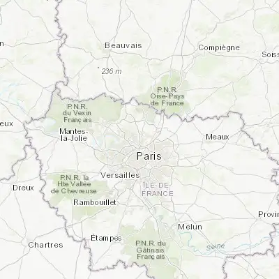 Map showing location of Pierrefitte-sur-Seine (48.966910, 2.361040)