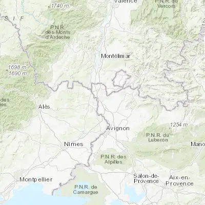 Map showing location of Piolenc (44.177650, 4.761570)