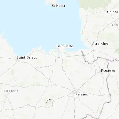 Map showing location of Pleudihen-sur-Rance (48.516670, -1.966670)
