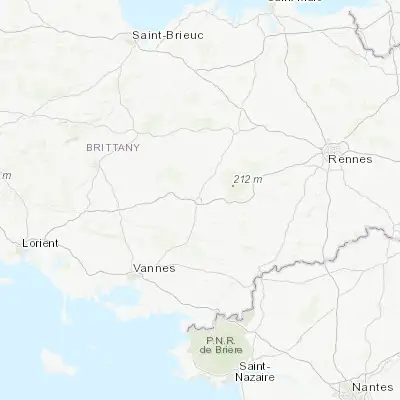 Map showing location of Ploërmel (47.931670, -2.397460)