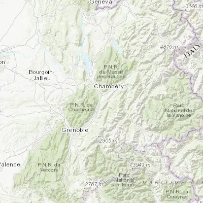 Map showing location of Pontcharra (45.435880, 6.017820)