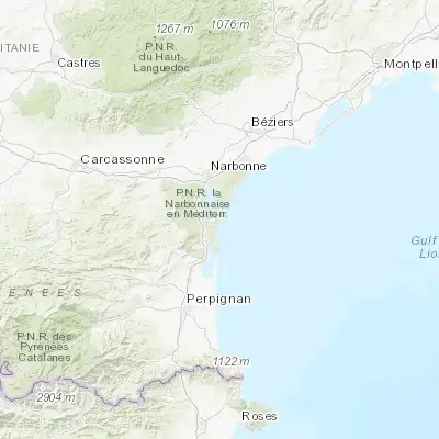 Map showing location of Port-La Nouvelle (43.018330, 3.049950)