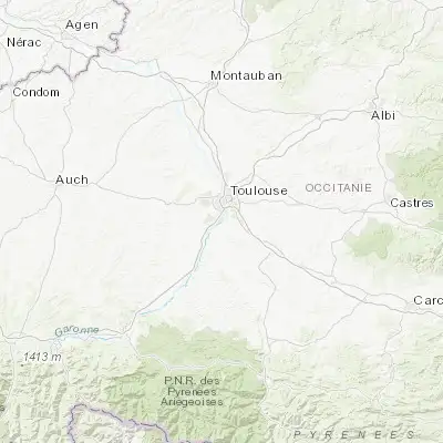 Map showing location of Portet-sur-Garonne (43.523170, 1.405110)