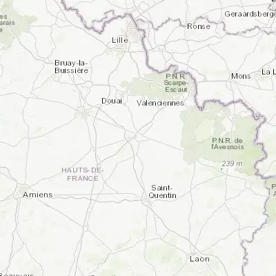 Map showing location of Proville (50.161370, 3.206290)