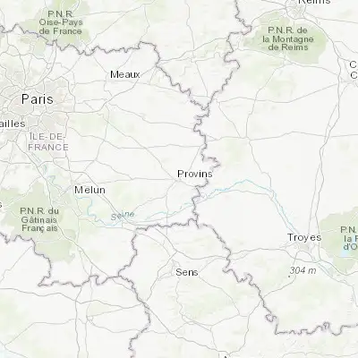 Map showing location of Provins (48.558970, 3.299390)
