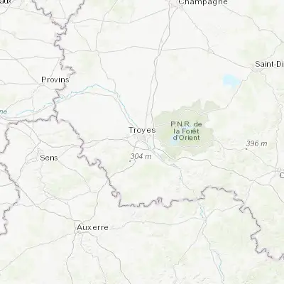 Map showing location of Rosières-près-Troyes (48.261820, 4.073960)