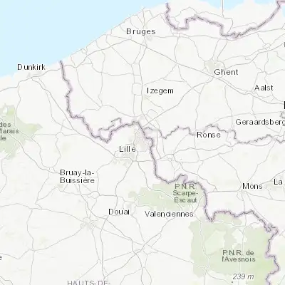 Map showing location of Roubaix (50.694210, 3.174560)