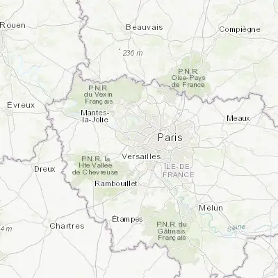 Map showing location of Rueil-Malmaison (48.876500, 2.189670)