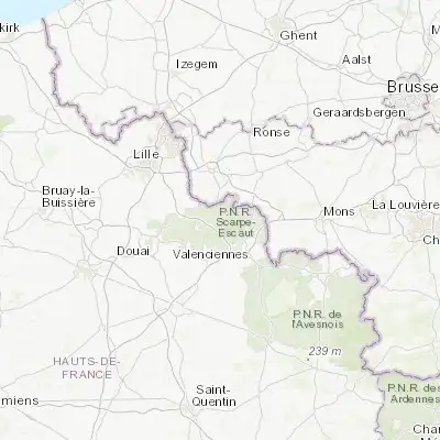 Map showing location of Saint-Amand-les-Eaux (50.447180, 3.430760)