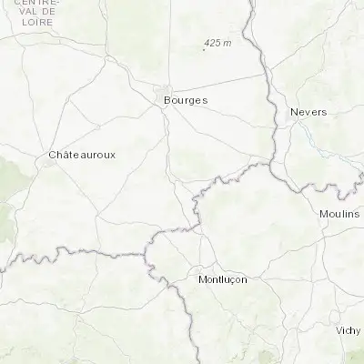 Map showing location of Saint-Amand-Montrond (46.722840, 2.504940)