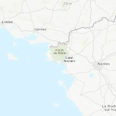 Map showing location of Saint-André-des-Eaux (47.314010, -2.311220)