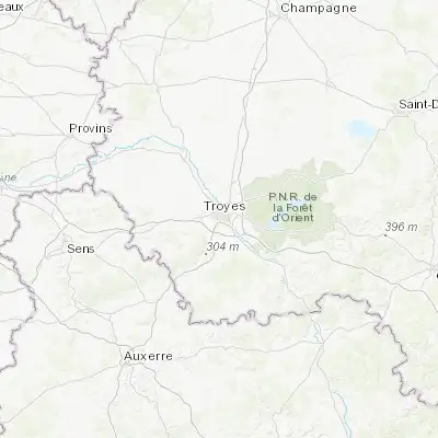 Map showing location of Saint-André-les-Vergers (48.285270, 4.052100)