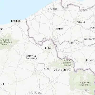 Map showing location of Saint-André-lez-Lille (50.666670, 3.050000)