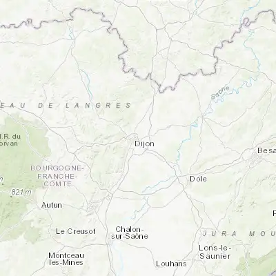 Map showing location of Saint-Apollinaire (47.333330, 5.083330)
