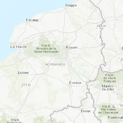 Map showing location of Saint-Aubin-lès-Elbeuf (49.303600, 1.010560)