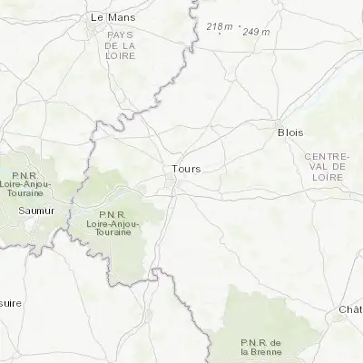 Map showing location of Saint-Avertin (47.363570, 0.739930)