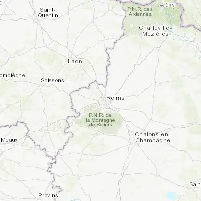 Map showing location of Saint-Brice-Courcelles (49.266670, 3.983330)
