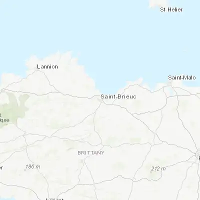 Map showing location of Saint-Brieuc (48.515130, -2.768380)