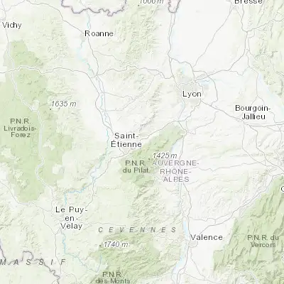 Map showing location of Saint-Chamond (45.475900, 4.512940)