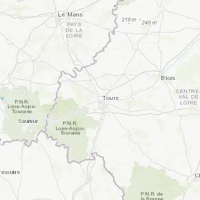 Map showing location of Saint-Cyr-sur-Loire (47.400000, 0.666670)
