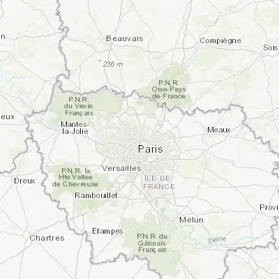 Map showing location of Saint-Denis (48.935640, 2.353870)