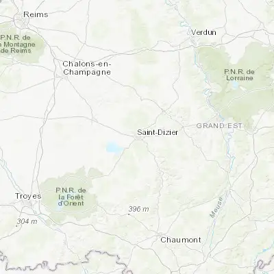 Map showing location of Saint-Dizier (48.637730, 4.948920)