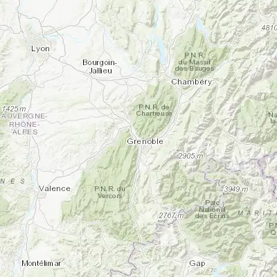 Map showing location of Saint-Égrève (45.233130, 5.681540)