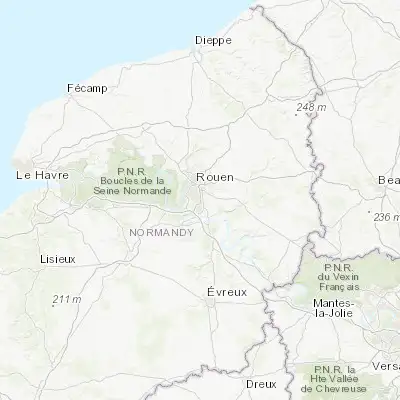 Map showing location of Saint-Étienne-du-Rouvray (49.377940, 1.104670)