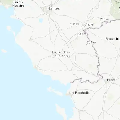 Map showing location of Saint-Florent-des-Bois (46.593640, -1.316000)