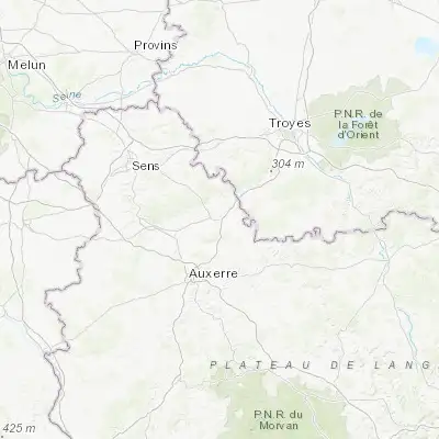 Map showing location of Saint-Florentin (48.000570, 3.724890)
