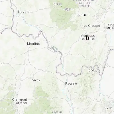 Map showing location of Saint-François (46.415370, 3.905420)