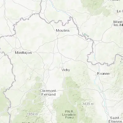 Map showing location of Saint-Germain-des-Fossés (46.206820, 3.433740)